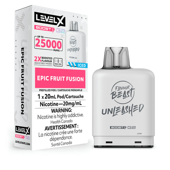 level x vape pods Shop Best Flavour Beast Pod - 25K - Epic Fruit Bomb Cool Mint SWFT Meta Dimensions_93 x 24 x 14 mm Flavor:Blue Mist