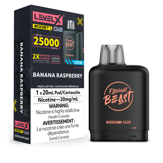 Banana Raspberry Level X Meilleur magasin de vapotage en ligne au Canada | Vape4change | Magasin ...