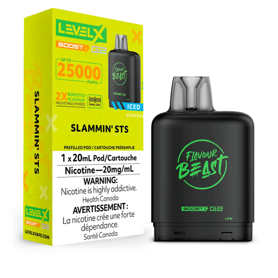 Flavour Beast Level X Vape Pod - 25K - Slammin' STS Iced