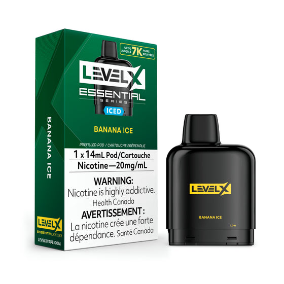 Level X Essential Series - Banana Ice -  Flavour Beast Pods