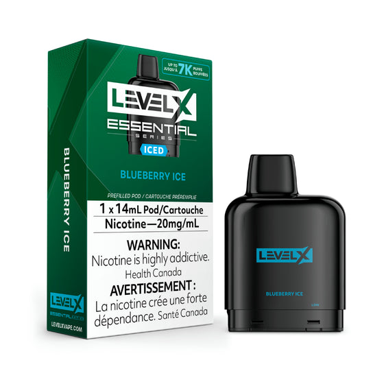 Level X Essential Series - Blueberry Ice -  Flavour Beast Pods