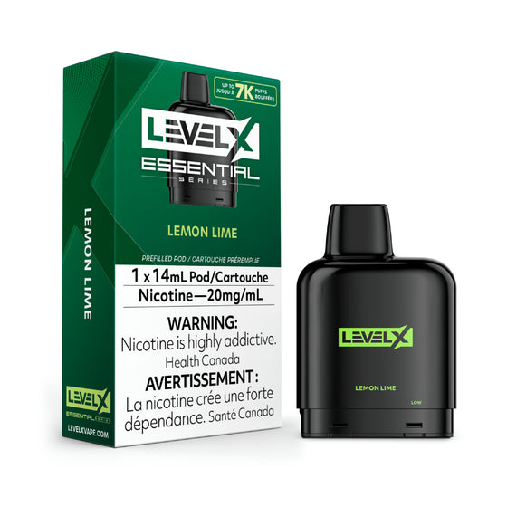 Level X Essential Series - Lemon Lime -  Flavour Beast Pods