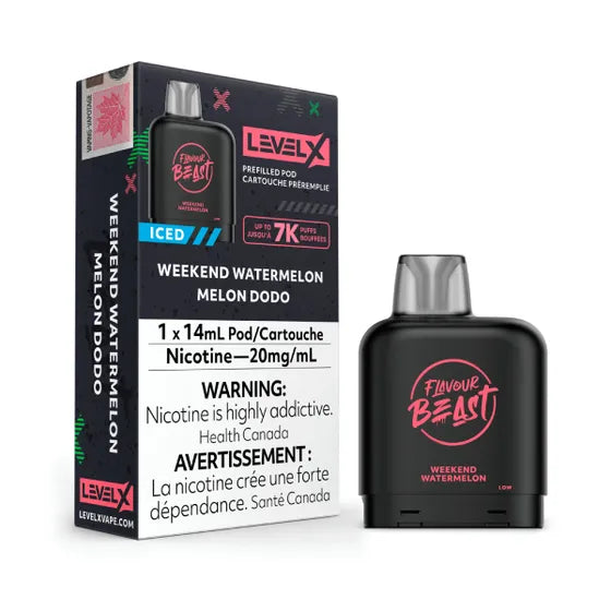 Level X Weekend Watermelon Iced Flavour Beast Pods