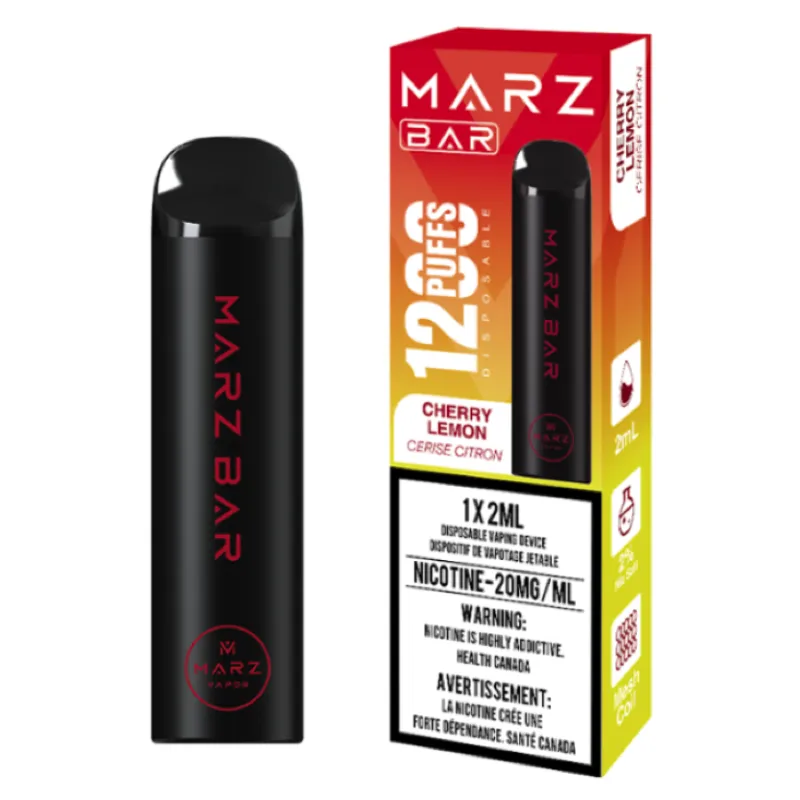 Marz Bar - Disposable Vape - 0 Nicotine - Cherry Lemon