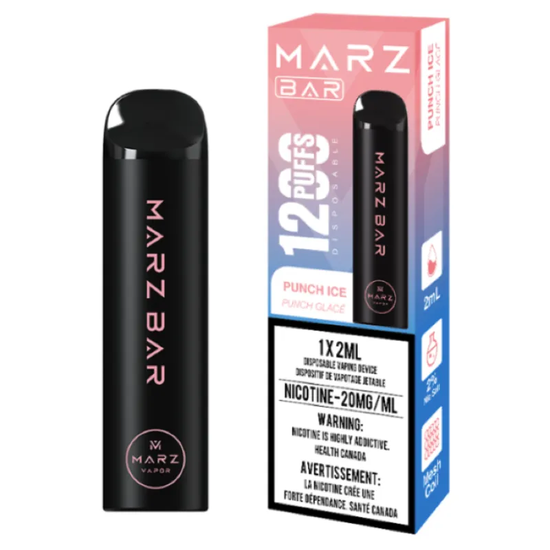 Marz Bar - Disposable Vape - 0 Nicotine - Punch Ice