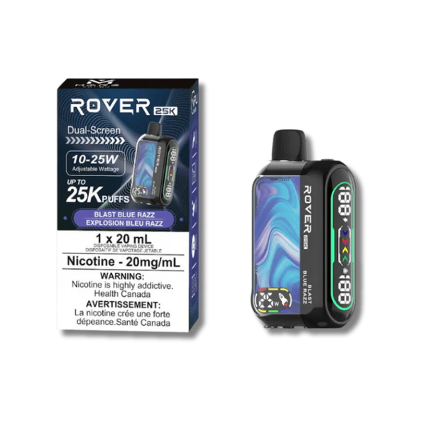 Marz Rover 25K Disposable Vape - Synthetic 50 Hit - Blast Blue Razz