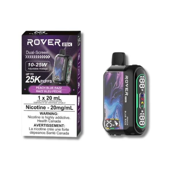 Marz Rover 25K Disposable Vape - Synthetic 50 Hit - Peach Blue Razz