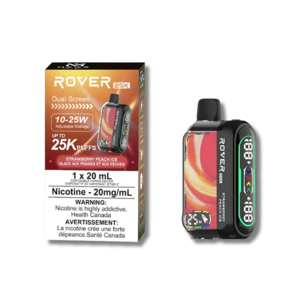 Marz Rover 25K Disposable Vape - Synthetic 50 Hit - Strawberry Peach Ice