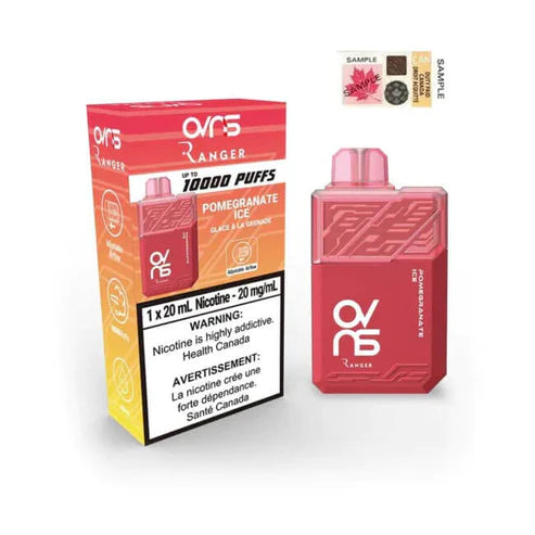 OVNS RANGER 10000 PUFF RECHARGEABLE DISPOSABLE VAPE - Pomegranate Ice