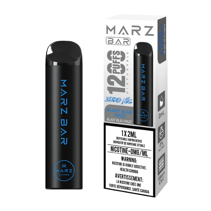Marz Bar - Disposable Vape - 0 Nicotine - Raspberry Lemon
