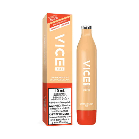 Vice Disposable Vape - 5500 Puffs - Rechargeable