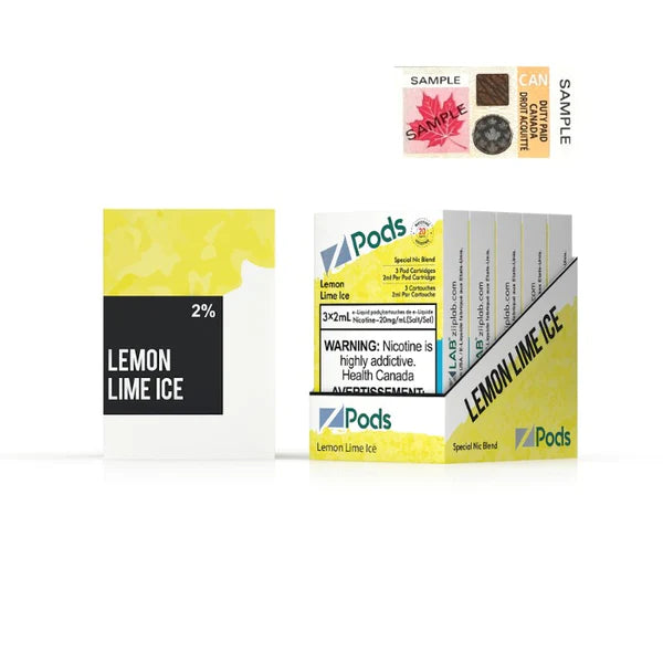 Zpods Stlth Compatible Lemon Lime Ice