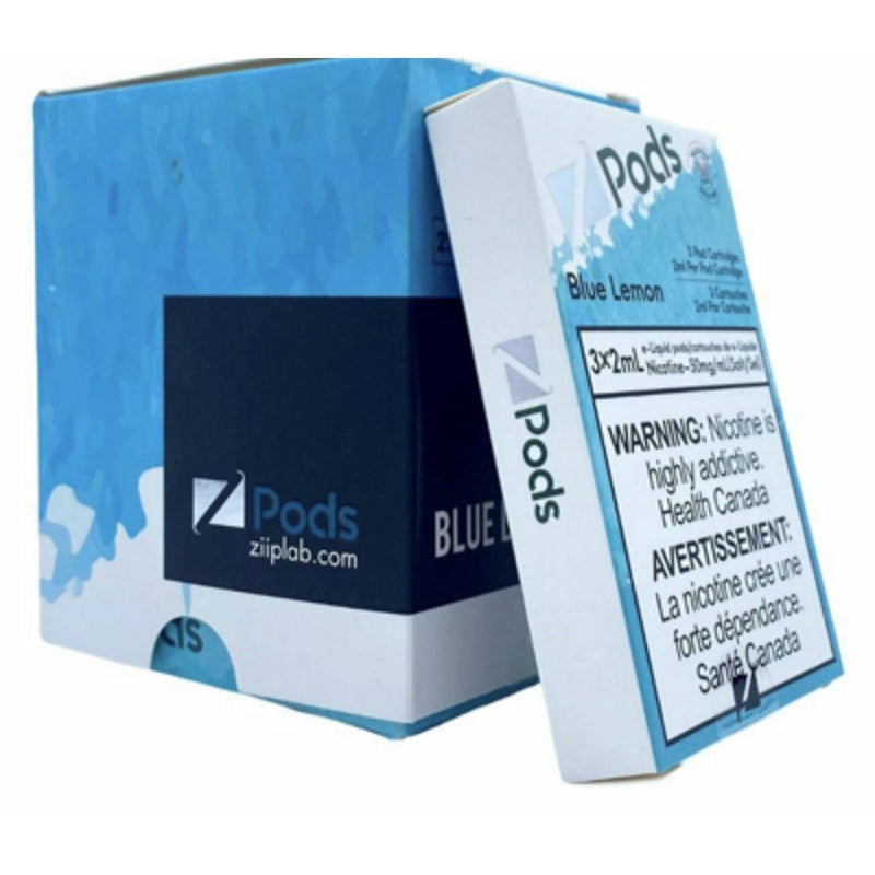 Zpods Stlth Compatible Blue Lemon - 50 MG Synthetic Nicotine - Vape4change