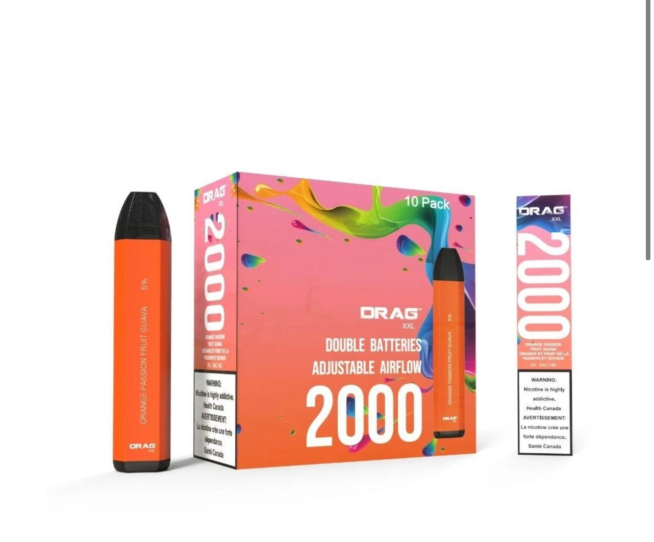 DRAG XXL Disposable - 50 MG - 2000 Puffs | Vape4change DRAG XXL Disposable - 50 MG - 2000 Puffs | Vape4change