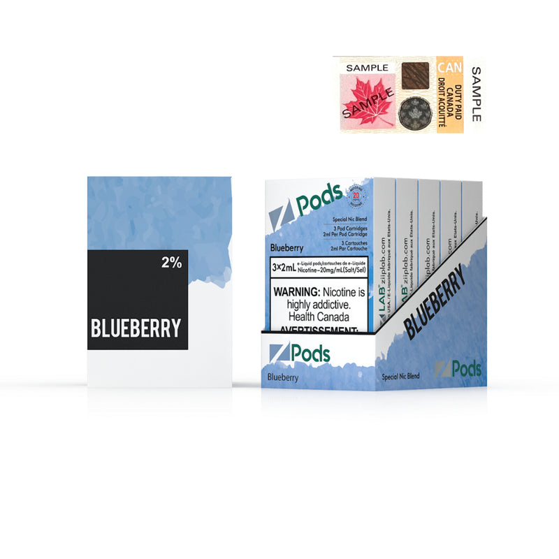 Zpods Stlth Compatible Blueberry - Vape4change