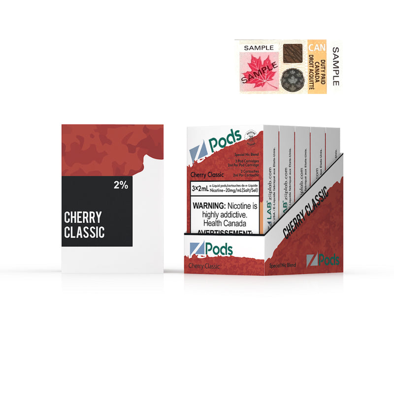 Zpods STLTH Compatible - Cherry Classic - Vape4change