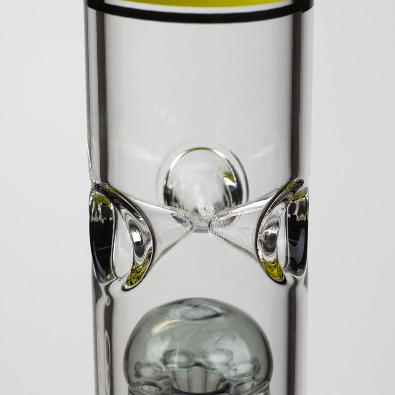Glass Bong - PROTECT YA NECK (Killa Bees) -15.5 Inches Tree Arm Percolator Glass Bong - Vape4change