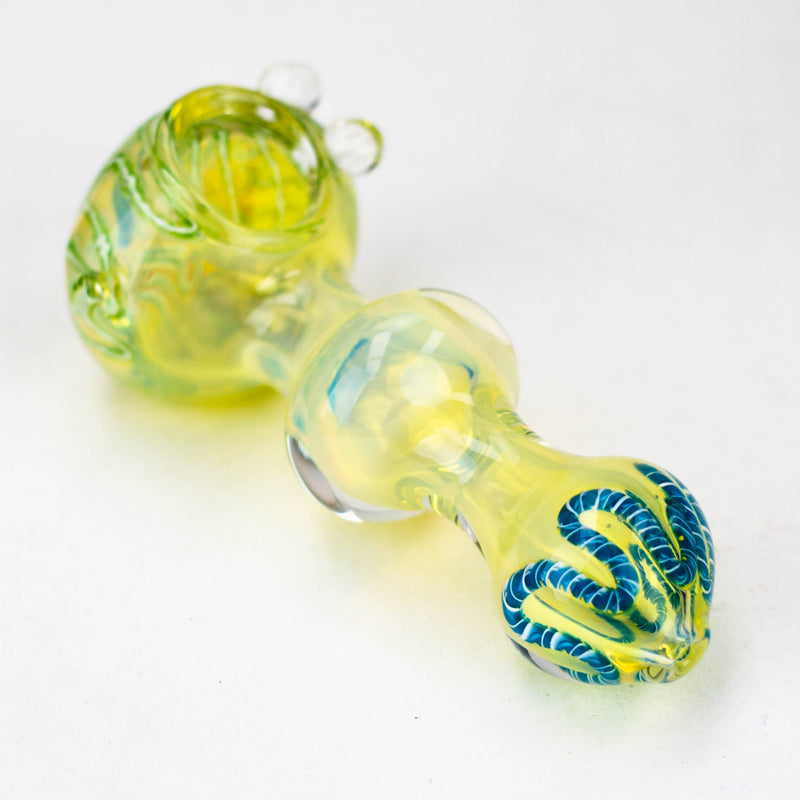 5" Gold Fumed Hand Pipe [10935]_0