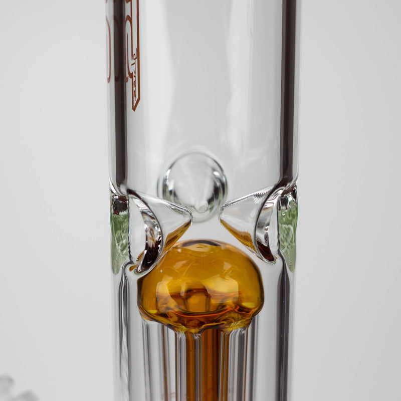 PHS | 12" Glass beaker Bong with tree arm percolator [PHS-PC-12] Bongs Amber Vape4change Vape Shop Near Me 