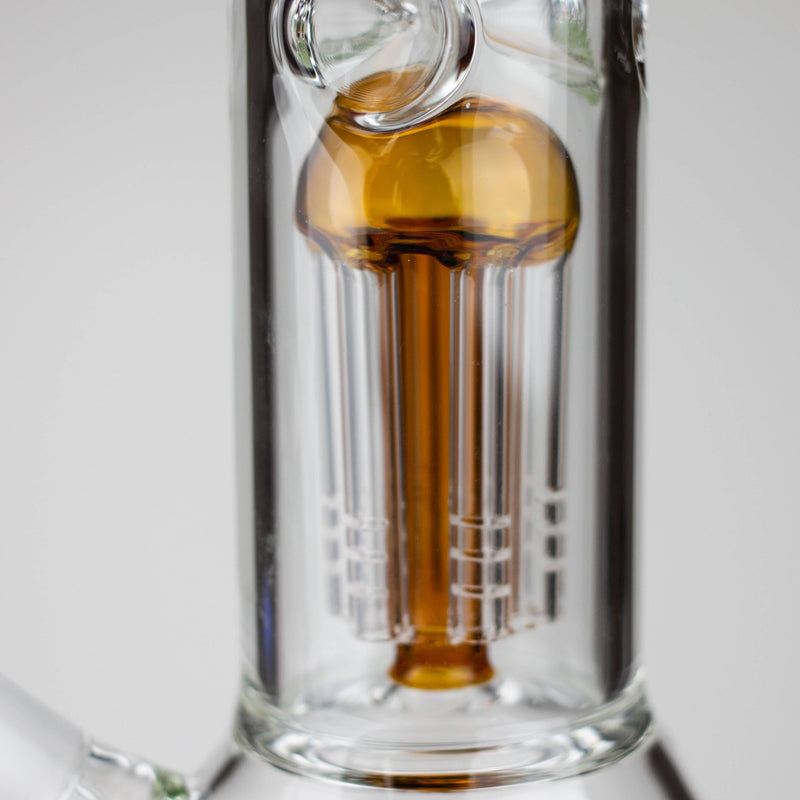 PHS | 12" Glass beaker Bong with tree arm percolator [PHS-PC-12] Bongs Amber Vape4change Vape Shop Near Me 