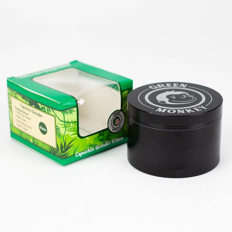 Green Monkey | Capuchin Grinder - 63MM - Weed Grinder - Vape4change | Vape4change Green Monkey | Capuchin Grinder - 63MM - Weed Grinder - Vape4change | Vape4change