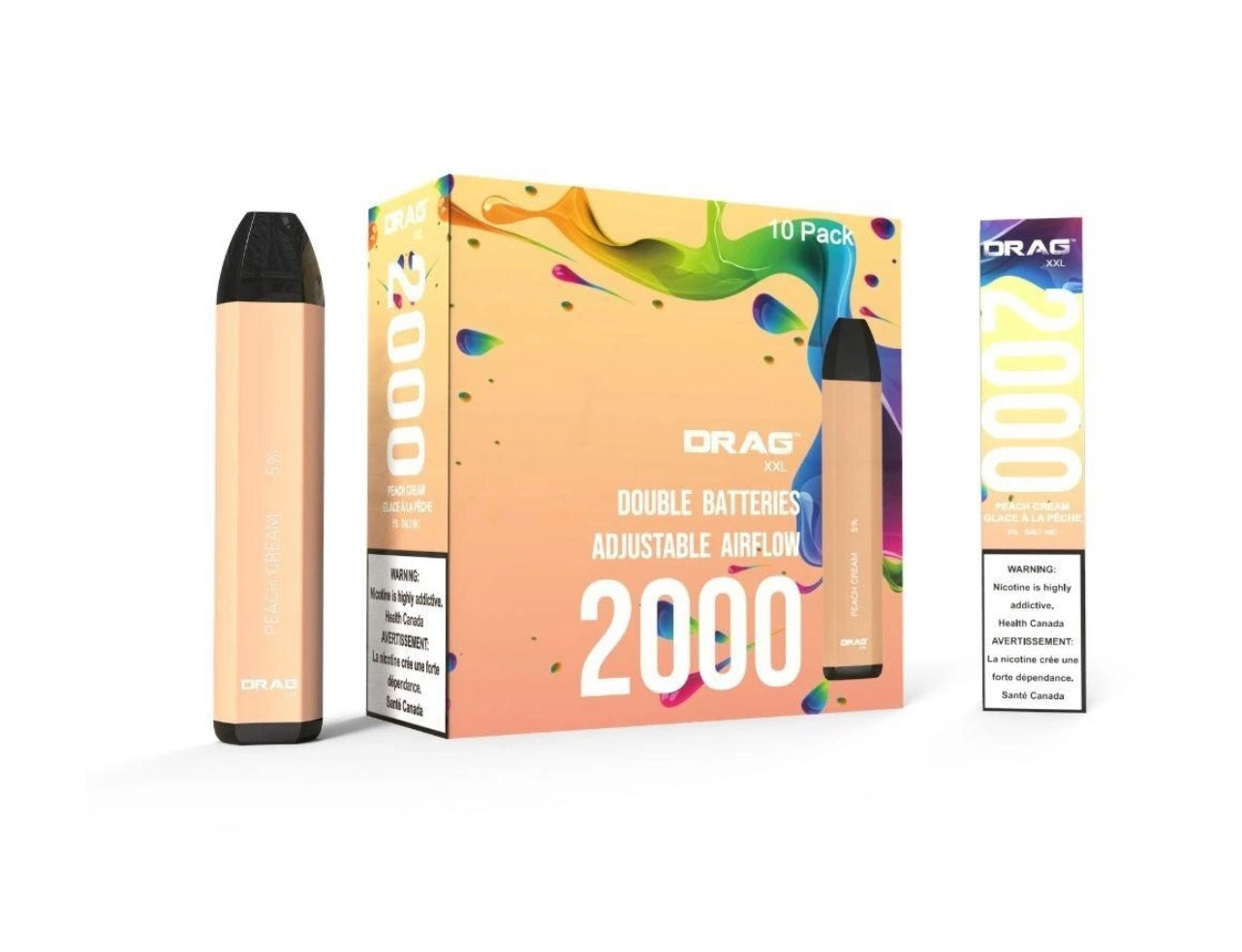 50 nic disposable vape canada DRAG XXL Disposable - 50 MG - 2000 Puffs