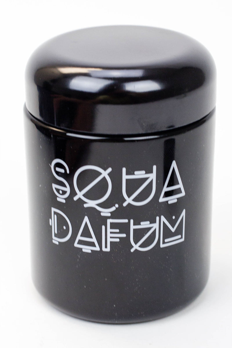 Squadafum Quartz Jar Pot UV Future Logo 250 ml Storage Default Title Vape4change Vape Shop Near Me 