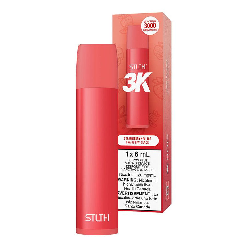 STLTH 3K Disposable Vape - Strawberry Kiwi Ice - 3000 Puffs - Vape4change