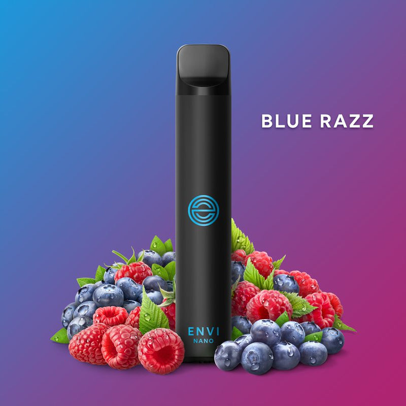 Envi Nano Disposable - Blue Razz - 800 Puffs - Vape4change
