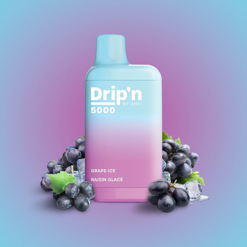 DRIP'N Disposable By ENVI - Grape ICE - Vape4change
