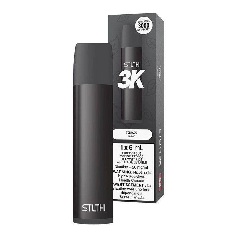 STLTH 3K Disposable Vape - Tobacco - 3000 Puffs - Vape4change