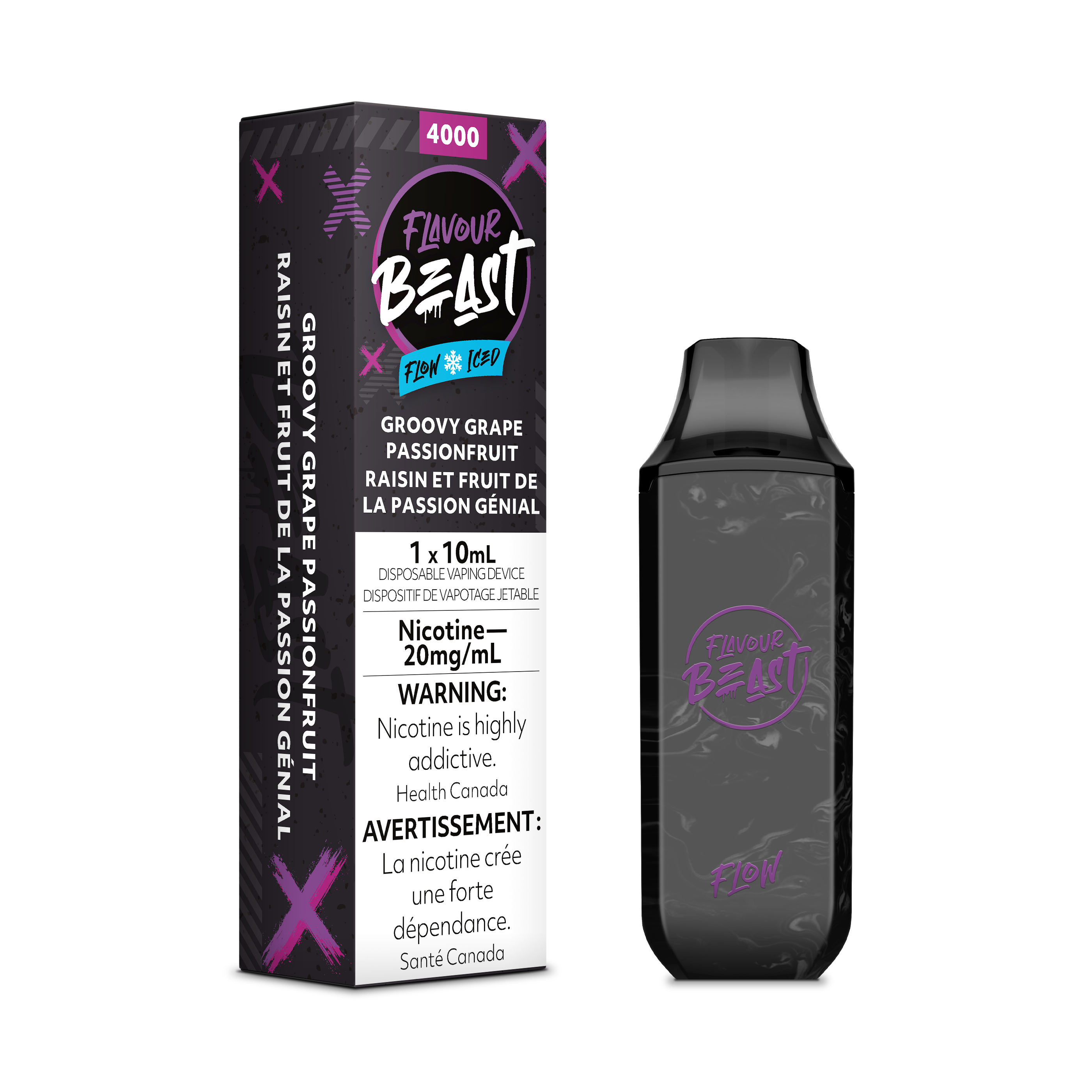 beast bar vape FLAVOUR FLOW RECHARGEABLE DISPOSABLE - 4000 PUFFS pei-pods PAX vs PAX Era Flavor:Watermelon Mint