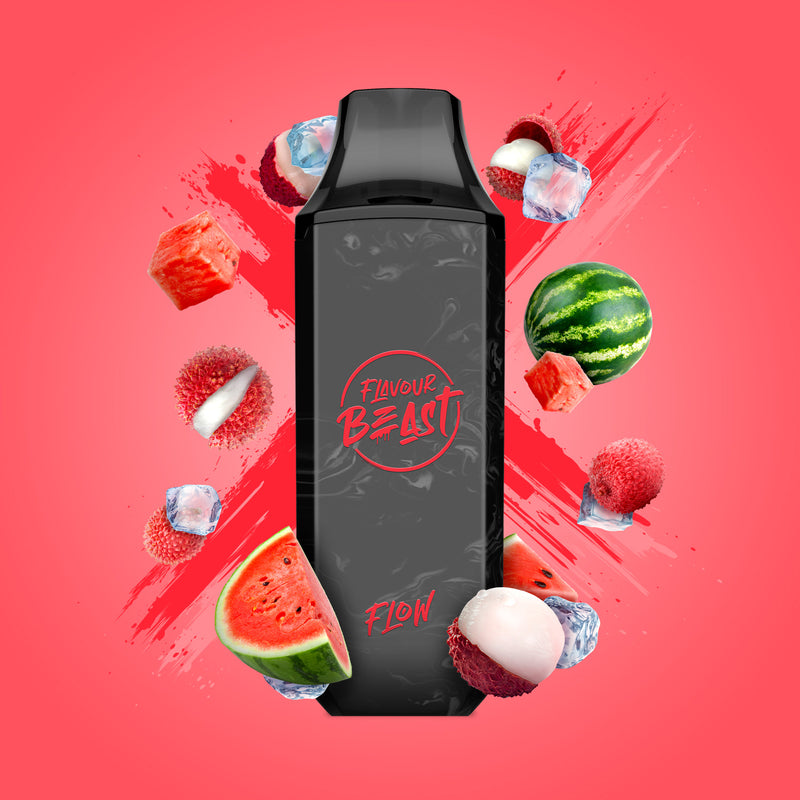 Flavour Beast Flow Rechargeable Disposable 4000 Puffs -Lit Lychee Watermelon - Vape4change