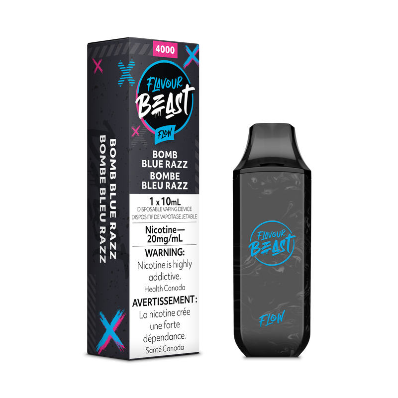 Flavour Beast Flow Rechargeable Disposable 4000 Puffs - Bomb Blue Razz - Vape4change