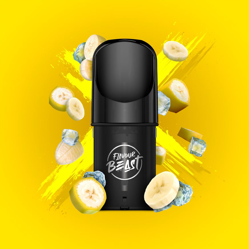 Flavour Beast STLTH Compatible Pods | BUSSIN BANANA ICE | Vape4change | Vape4change Flavour Beast STLTH Compatible Pods | BUSSIN BANANA ICE | Vape4change | Vape4change