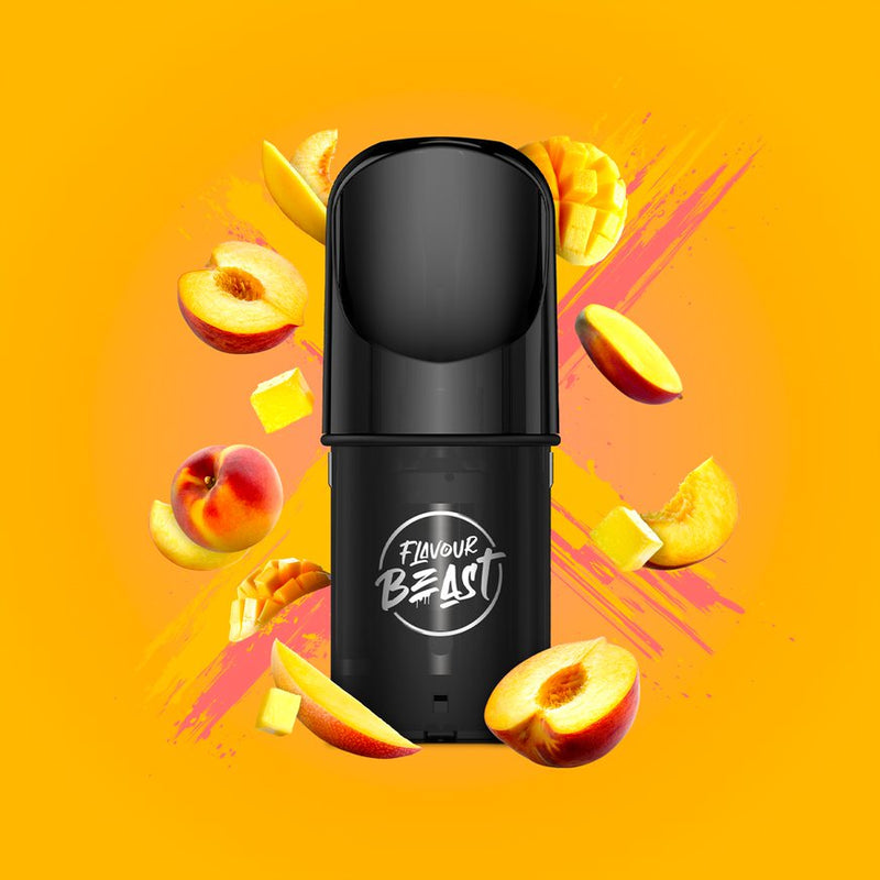 Flavour Beast Pods - STLTH Compatible - Mad Mango Peach - Vape4change