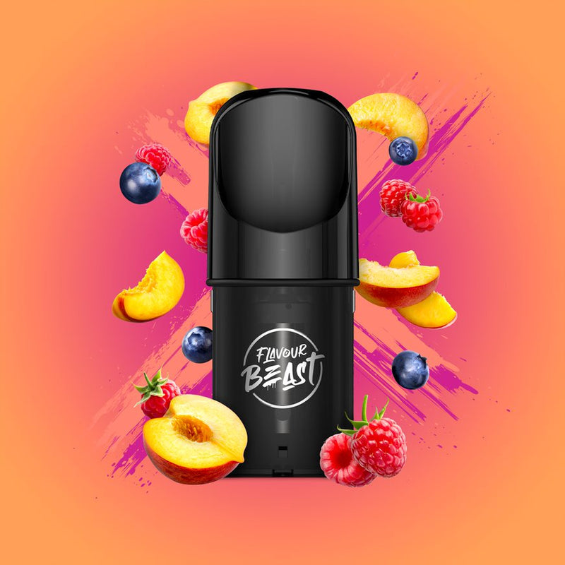 Flavour Beast Pods - STLTH Compatible - Packin' Peach Berry - Vape4change