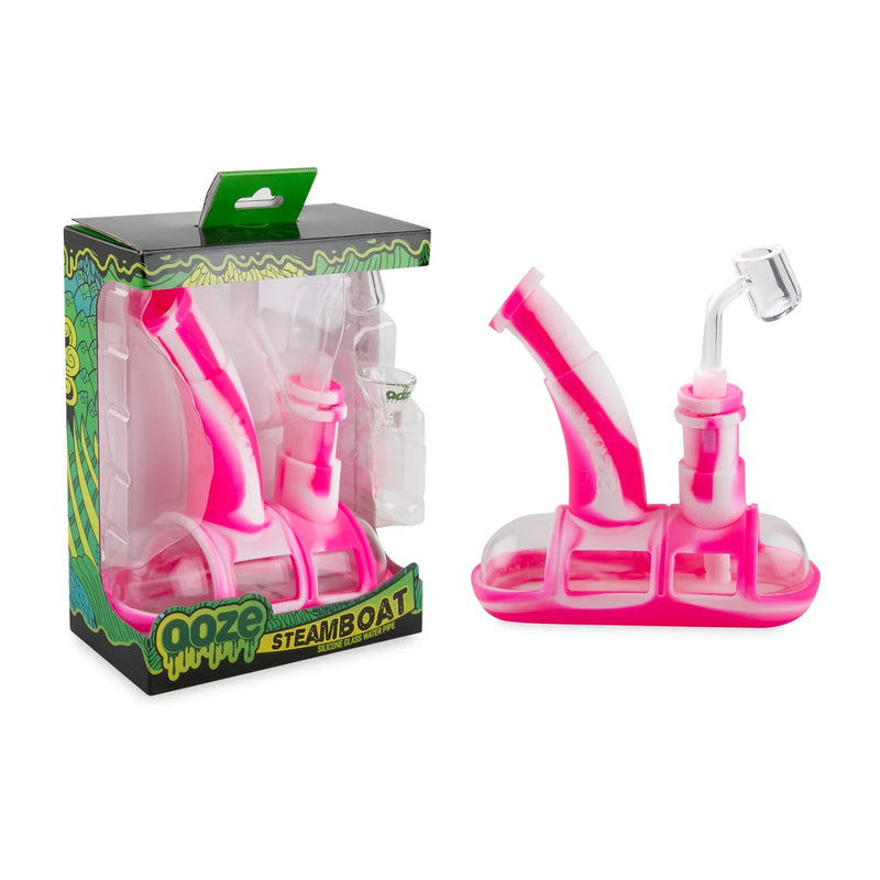 Ooze | Steamboat Silicone Water Bubbler & Dab Rig_0