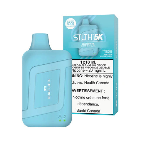 STLTH 5K Disposable Vape - Rechargeable - Blue Lemon Ice - 5000 Puffs - Vape4change