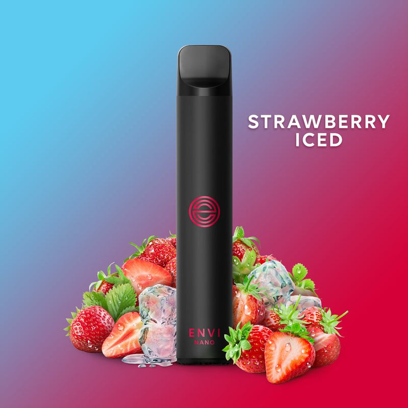 Envi Nano Disposable - Strawberry Iced - 800 Puffs - Vape4change