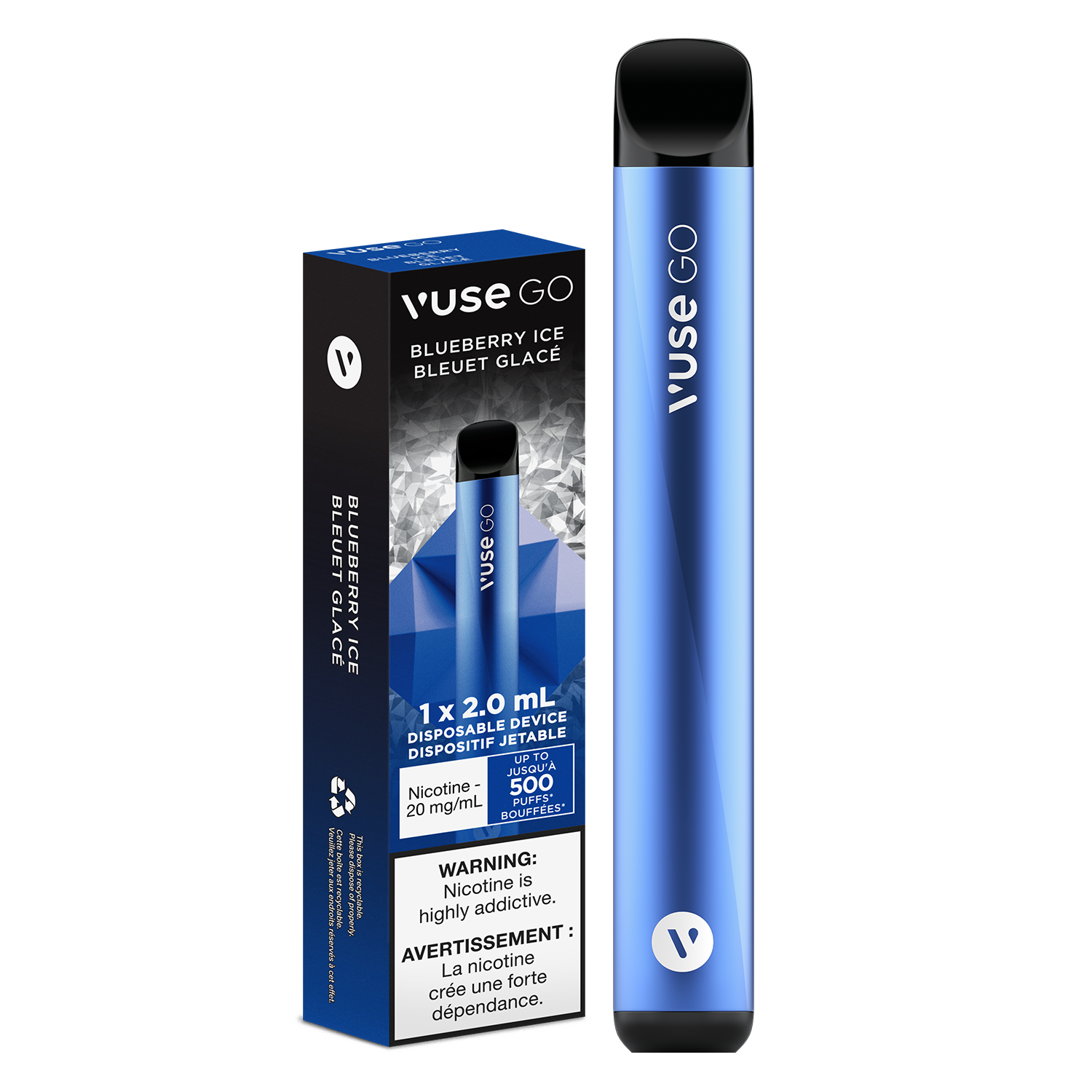 SLiM 7500 Rechargeable Disposable Vape (Blueberry Ice)