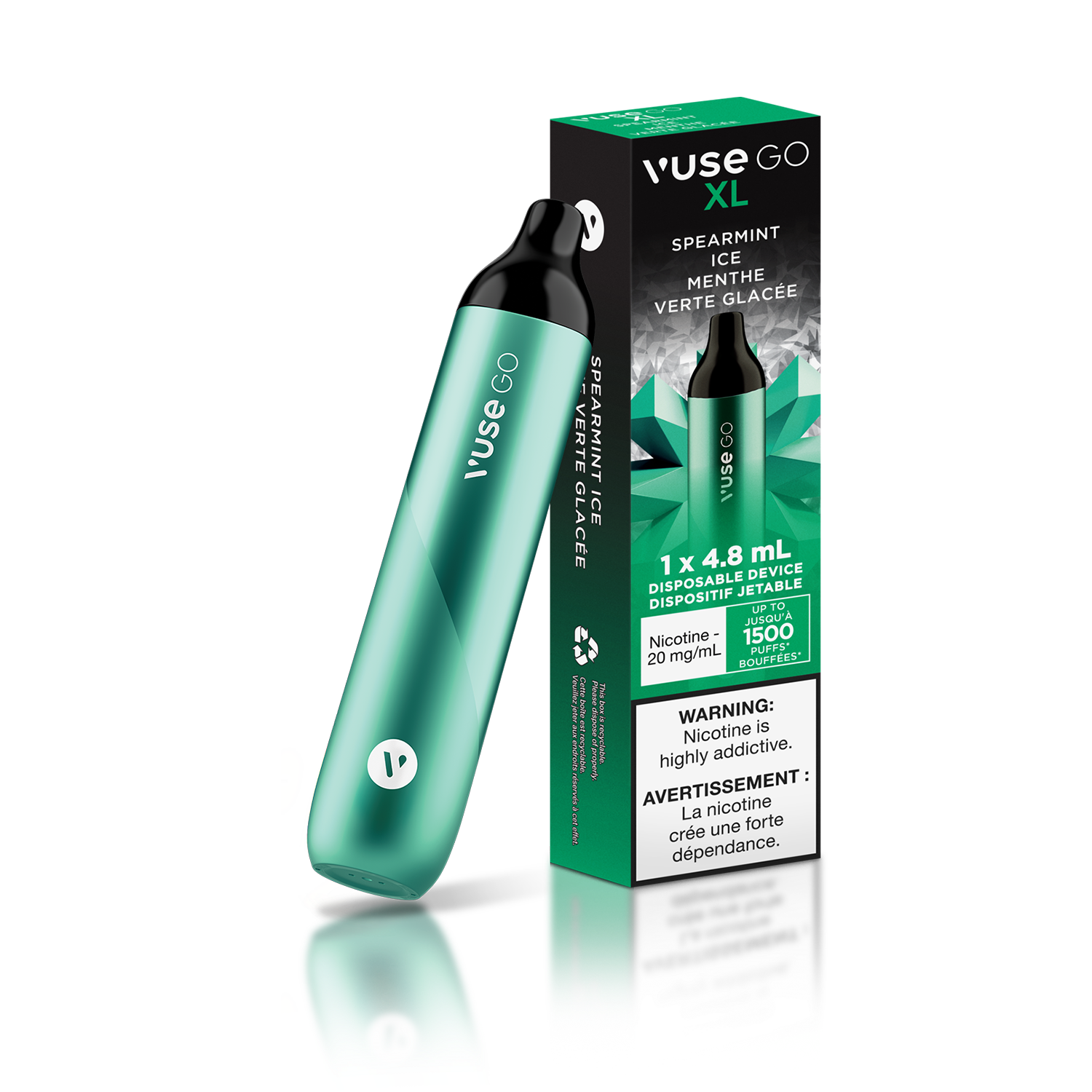 Vuse Go Mela Verde Vuse Go Xl Disposable Vape- 1500 Puffs, Nic Strength 20mg/mL VUSE Vuse Go Mela Verde Vuse Go Xl Disposable Vape- 1500 Puffs, Nic Strength 20mg/mL VUSE