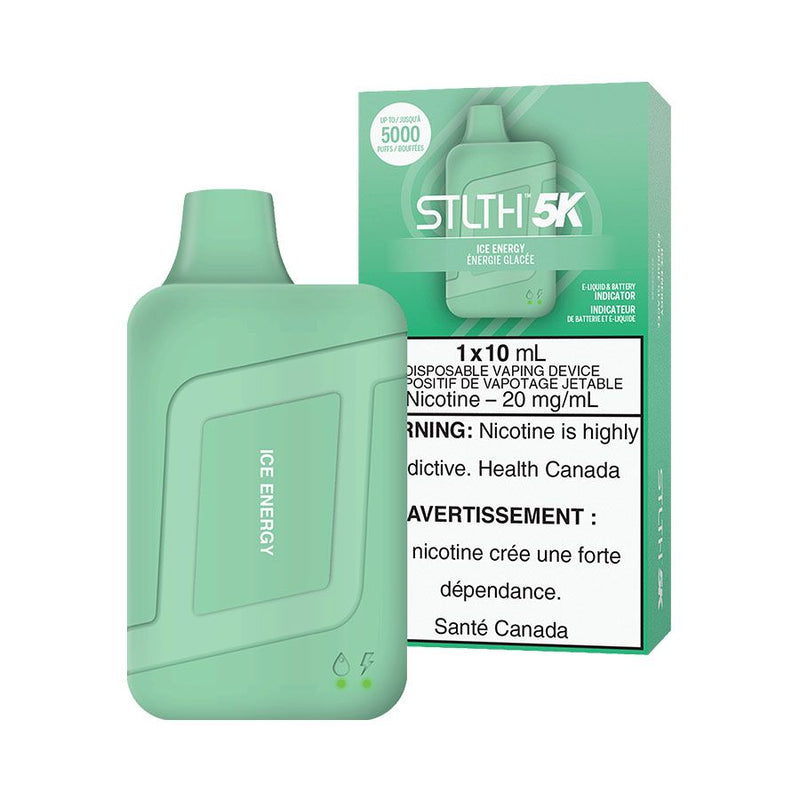 STLTH 5K Disposable Vape - Rechargeable - Hype Ice - 5000 Puffs - Vape4change
