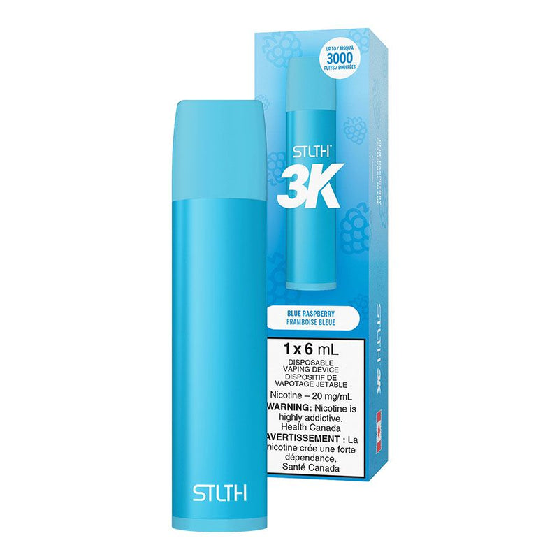 STLTH 3K Disposable Vape - Blue Raspberry - 3000 Puffs - Vape4change