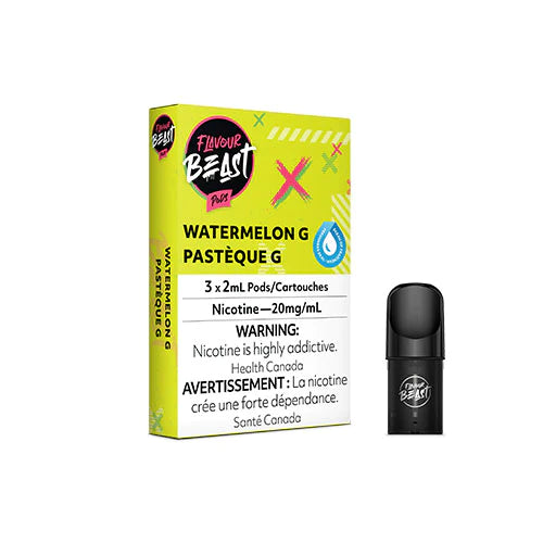 Flavour Beast Pods - Watermelon G | STLTH Compatible | Vape4change | Vape4change Flavour Beast Pods - Watermelon G | STLTH Compatible | Vape4change | Vape4change