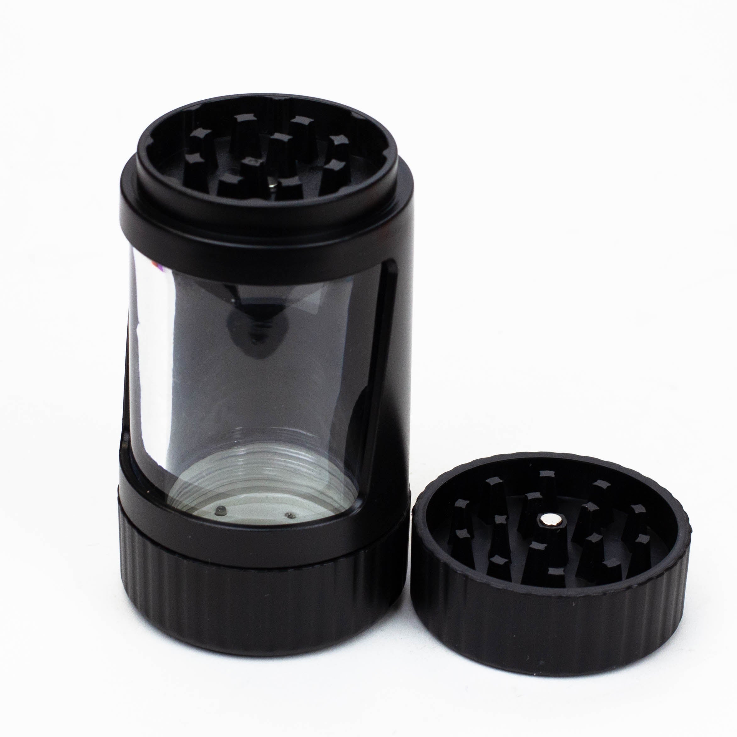 4-in-1 LED Magnify Jar + Grinder + One Hitter - Smoke Shop Canada | Vape4change 4-in-1 LED Magnify Jar + Grinder + One Hitter - Smoke Shop Canada | Vape4change