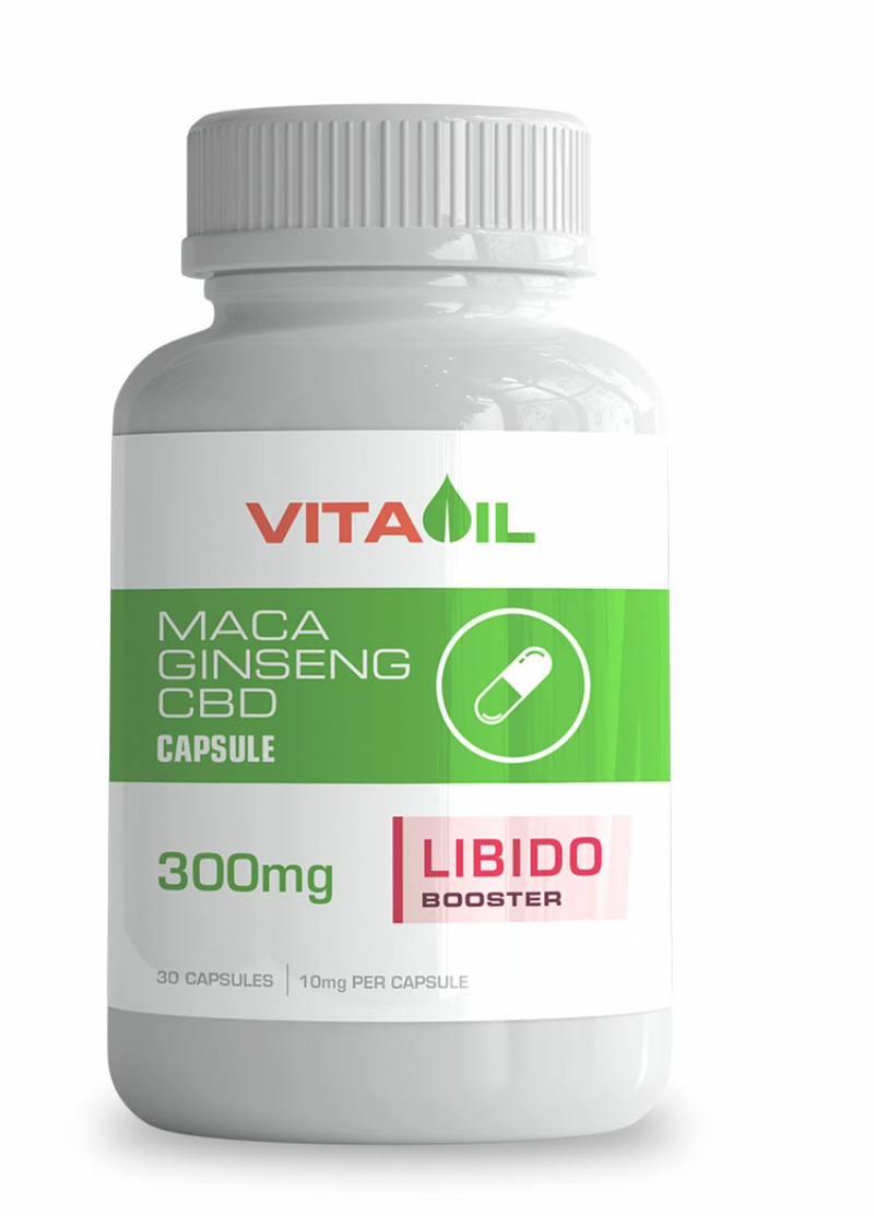 CBD Libido Booster Capsules - 300MG - VitaOil - Vape4change