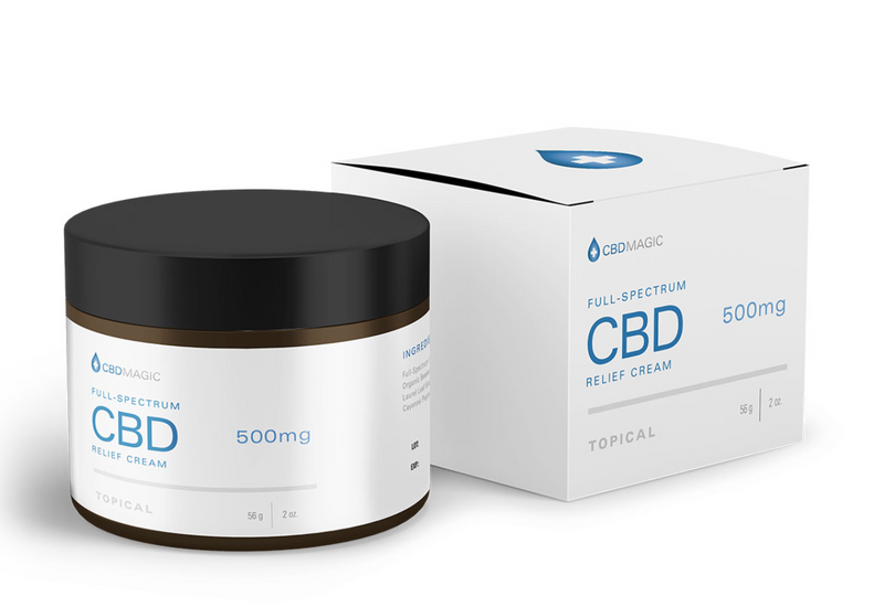 CBD Cream for Pain Relief - Full Spectrum - CBD Magic - Vape4change