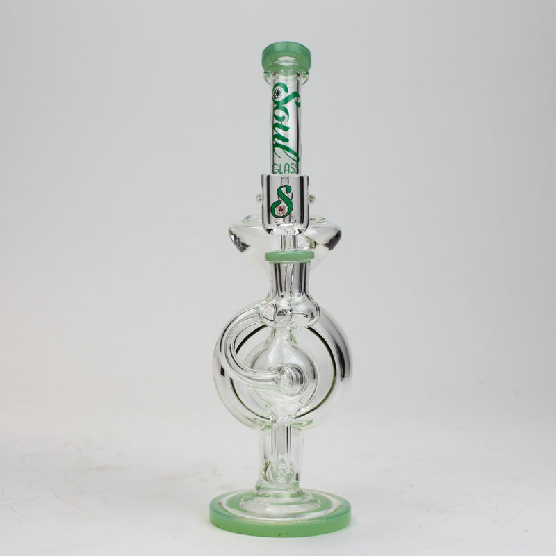 SOUL Glass 2-in-1 Recycler Bong - 9 Inches - Vape4change